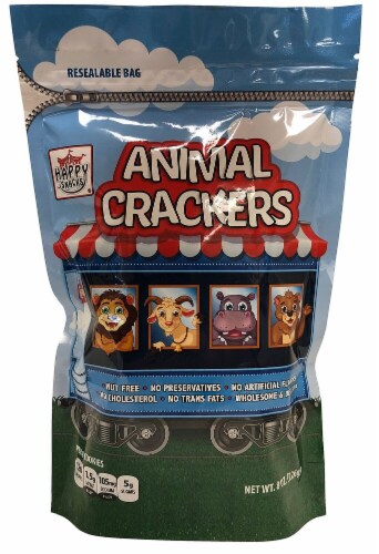 Happy Snacks Original Animal Cracker Cookies Perspective: front