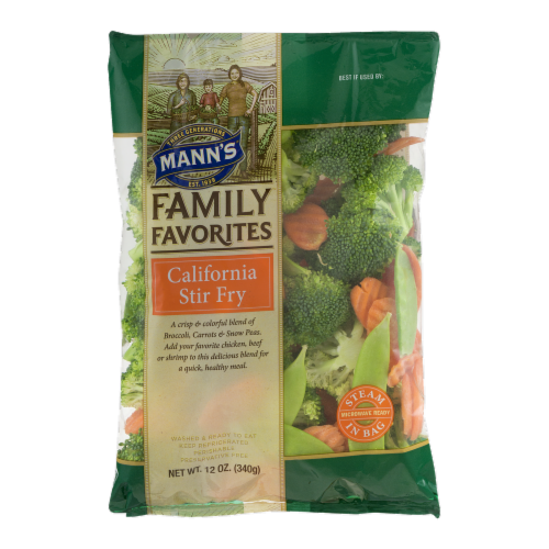 Mann's Family Favorites California Stir Fry Perspective: front