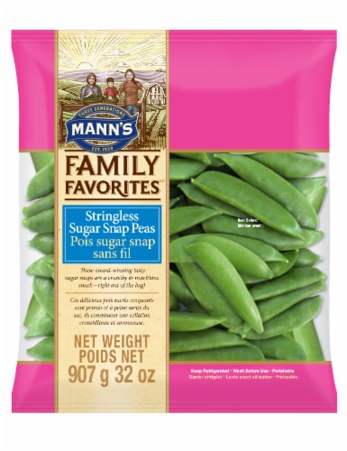 Mann's Family Favorites Stringless Sugar Snap Peas Perspective: front