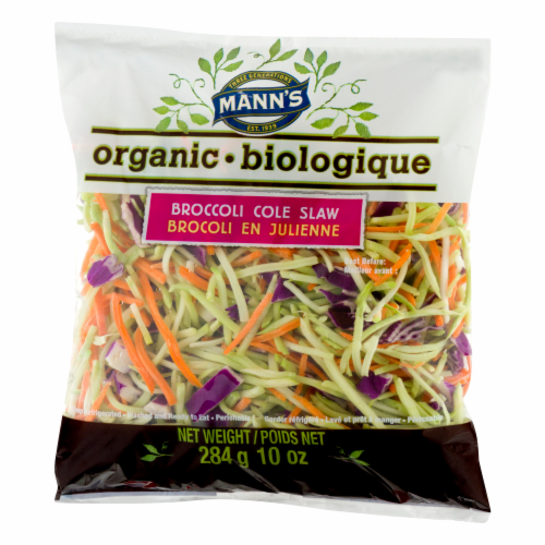Mann's Organic Broccoli Cole Slaw Perspective: front