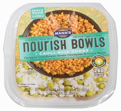 Mann's Nourish Bowls Cauli-Rice Curry Perspective: front