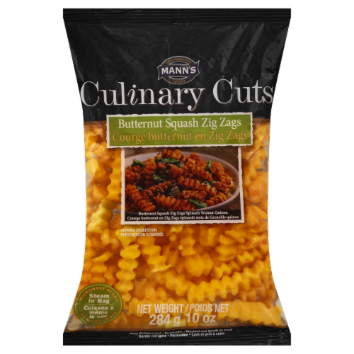 Mann's Culinary Cuts Butternut Squash Zig Zags Perspective: front