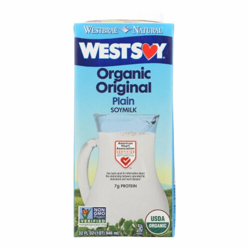 Westsoy Soy Milk - Original - Case of 12 - 32 Fl oz. Perspective: front
