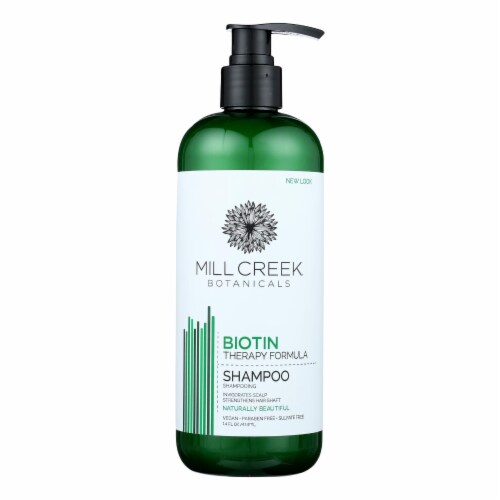 Mill Creek Botanicals Biotin Shampoo  - 1 Each - 14 oz. Perspective: front