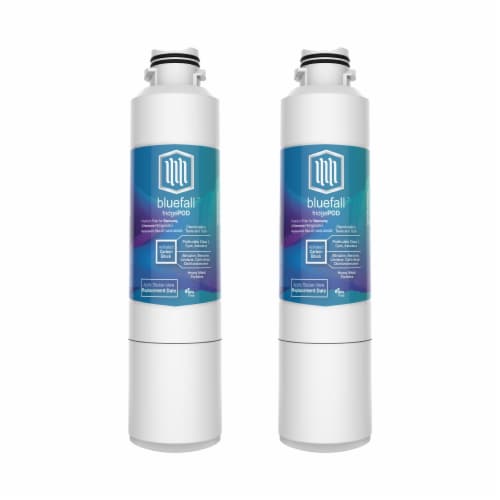 Samsung DA29-00020B 2PK Refrigerator Water Filter Compatible by BlueFall Perspective: front