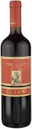 Colosi Rosso Dry Red Wine Perspective: front