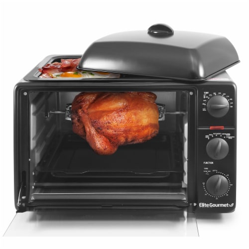 Elite Gourmet Multifunction Toaster Oven - Black, 1 ct - Foods Co.