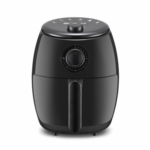 Elite Gourmet Hot Air Fryer - Black Perspective: front