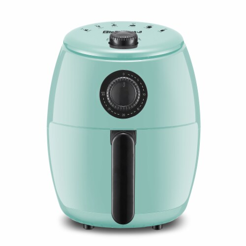 Elite Gourmet Hot Air Fryer - Teal Perspective: front