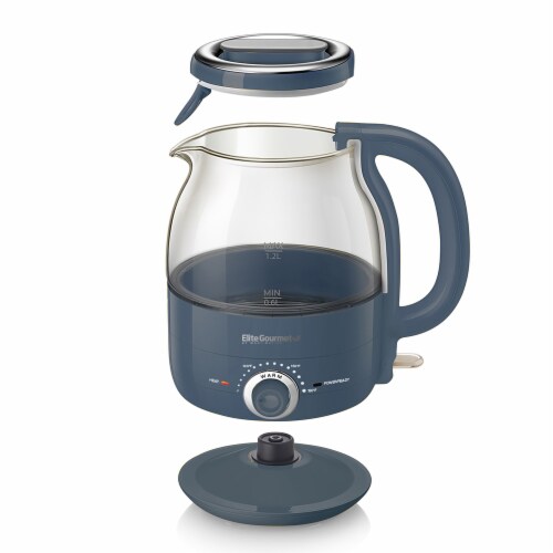 Chefman Electric Glass Kettle - Clear/Black, 1.7 L - Kroger