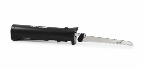 Elite Gourmet Cordless, Rechargeable Knife Black Perspective: front