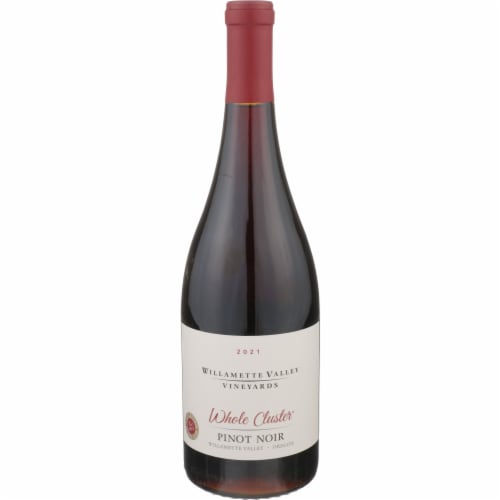 Willamette Valley Vineyards Whole Cluster Pinot Noir Oregon Red Wine Perspective: front