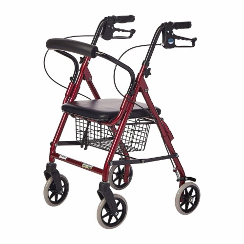 Lumex Walkabout Lite Junior Rollator, Burgundy Lumex Walkabout Lite Junior Rollator, Burgundy