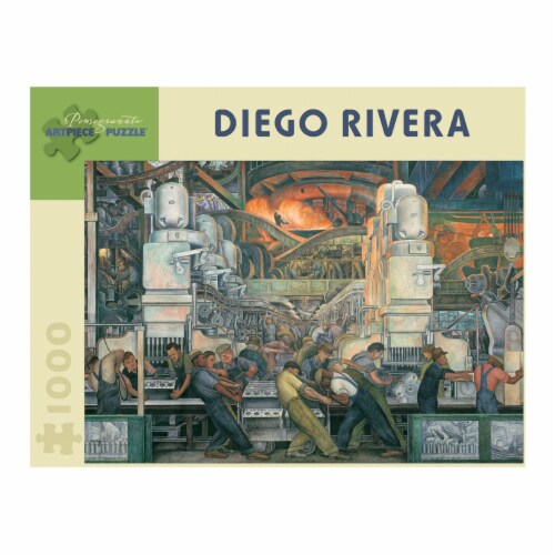 Pomegranate Communications Inc. Diego Rivera Detroit Industry Puzzle Perspective: front