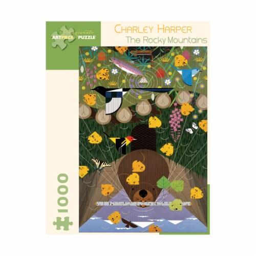 Pomegranate Communications Inc. Charley Harper The Rocky Mountains Puzzle Perspective: front