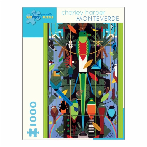 Pomegranate Communications Inc. Charley Harper Monteverde Puzzle Perspective: front