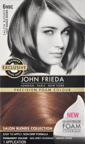 John Frieda Precision Foam Color Light Bronz Brown 6 NBC, 1 Count - Kroger