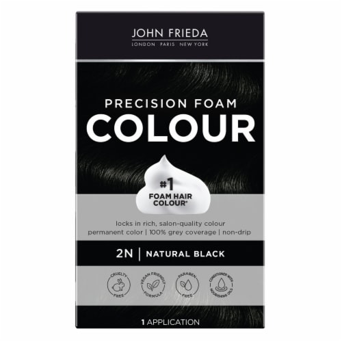 John Frieda 2N Natural Black Precision Foam Color Perspective: front