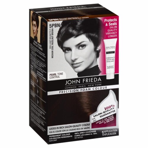 John Frieda Cool Pearl Brown Precision Foam Colour Hair Dye, 1 Count -  Fry's Food Stores