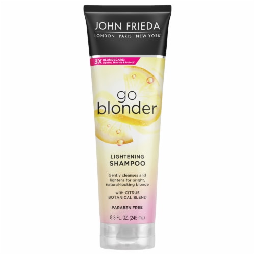 John Frieda Sheer Blonde Go Blonder Lightening Shampoo Perspective: front