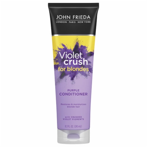 John Frieda Violet Crush for Blondes Purple Conditioner Perspective: front