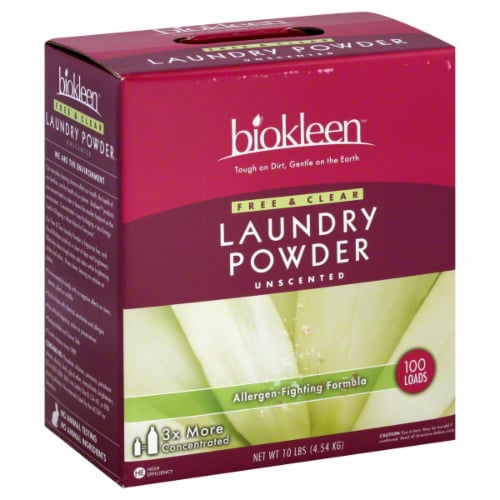 Biokleen Free And Clear Laundry Powder Perspective: front