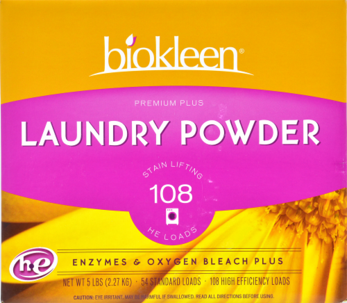 Biokleen Premium Plus Laundry Powder Perspective: front