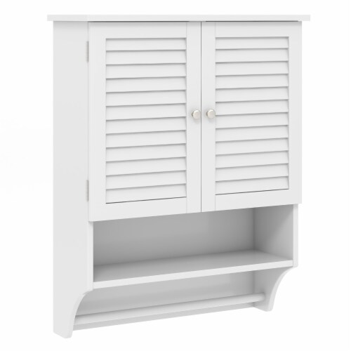 Slickblue 2 Doors Bathroom Wall Mounted Medicine Cabinet with Towel Bar 1 unit Jay C Food Stores