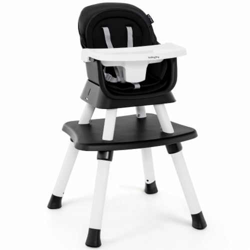 Slickblue 6 in 1 Convertible Baby High Chair with Adjustable Removable Tray 1 Unit King Soopers