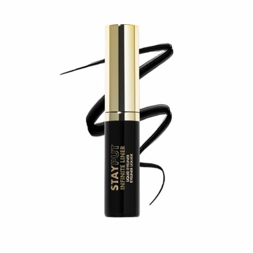 Milani Stay Put Infinite Eyeliner Up to Waterproof 24 Hour Wear + Sweat-Proof 110 Black Perspective: front