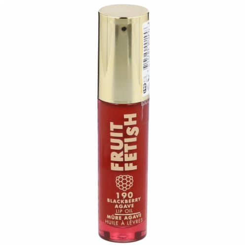 Milani Fruit Fetish Lip Oil Instant Hydration & Glossy Shine 190 Blackberry Agave Perspective: front