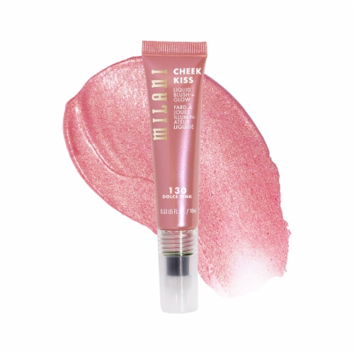 Milani Cheek Kiss Liquid Blush Glow Dolce Pink Perspective: front