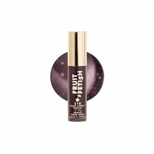 Milani Fruit Fetish Lip Oil 210 Black Cherry Vanilla Perspective: front