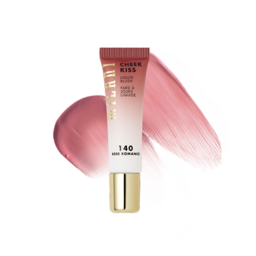 Milani Cheek Kiss Liquid Blush 140 Rose Romance Perspective: front
