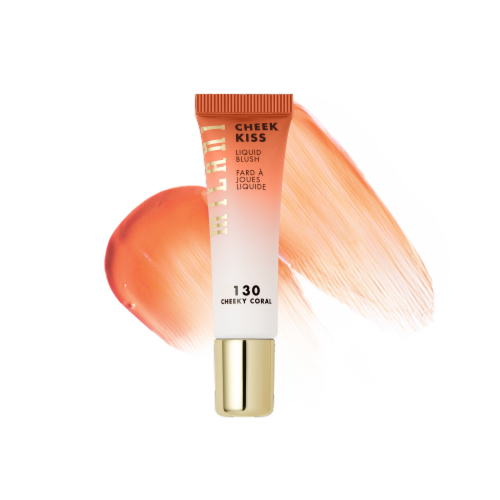 Milani Cheek Kiss Liquid Blush 130 Cheeky Coral Perspective: front