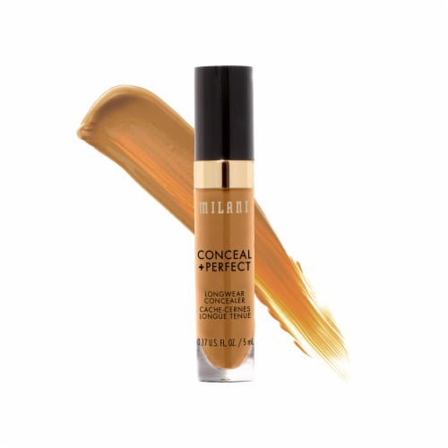 Milani Conceal + Perfect Concealer Longwear 165 Deep Tan, 0.17 fl oz ...