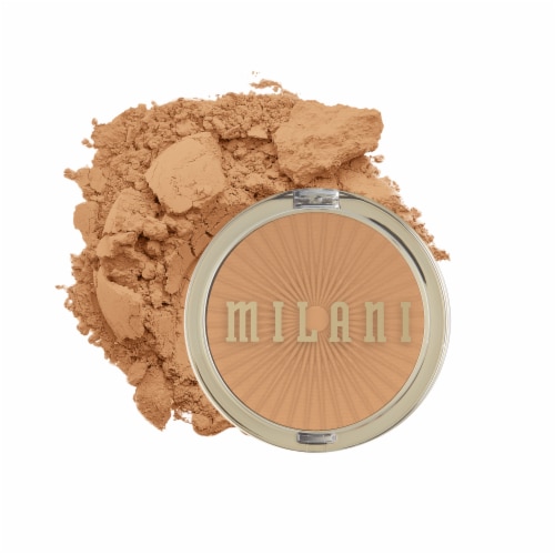 Milani Silky Matte Bronzing Powder Lightweight Texture 01 Sun Light Perspective: front