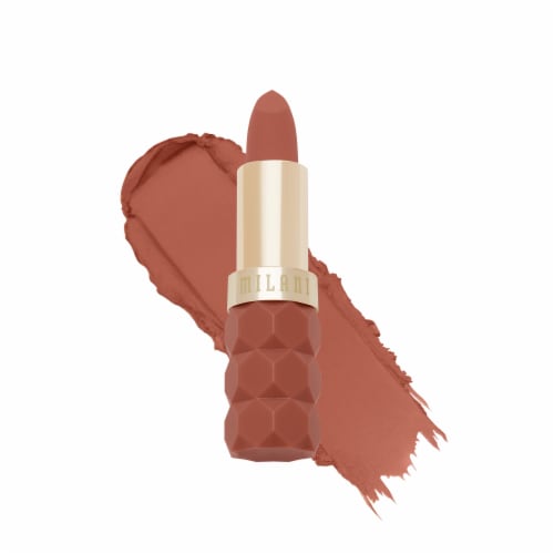 Milani Color Fetish Matte Lipstick Moisturizing Longwear Formula 420 Tease Perspective: front