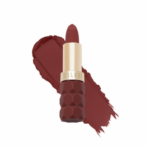 Milani Color Fetish Matte Lipstick Moisturizing Longwear Formula 440 Passion Perspective: front
