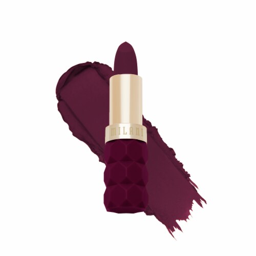Milani Color Fetish Matte Lipstick Moisturizing Longwear Formula 360 Dahlia Perspective: front