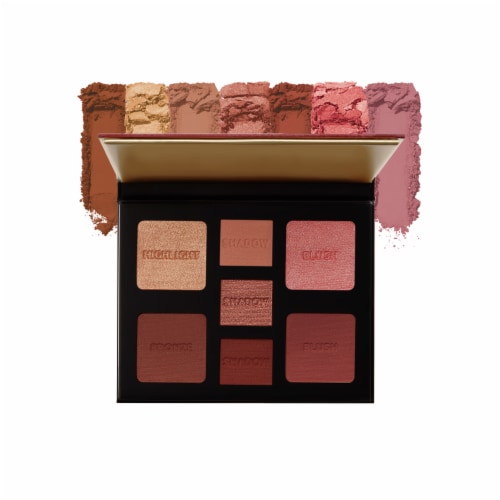Milani All Inclusive Eye Face & Lip Palette 120 Medium to Deep Perspective: front