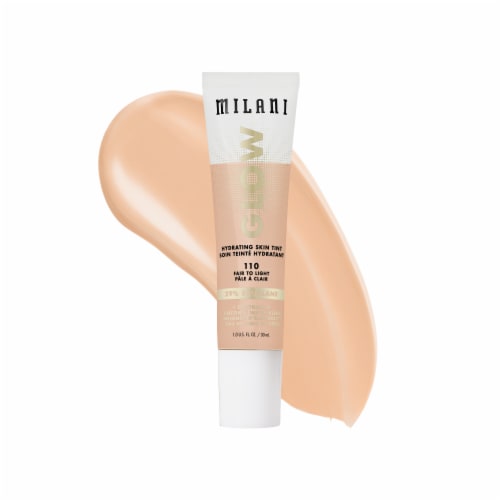 Milani Glow Hydrating Skin Tint With Sheer-To-Light Coverage 110 Fair to Light Perspective: front