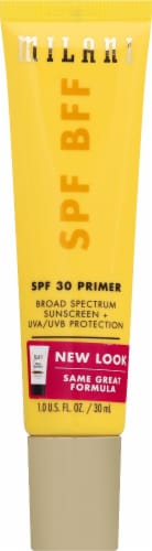 Milani SPF BFF Face Primer SPF 30 with UVA & UVB Protection Perspective: front