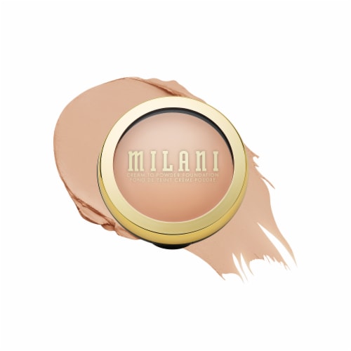 Milani Conceal + Perfect Smooth Finish Cream to Powder Foundation 16 Hour Wear 208 Buff Perspective: front