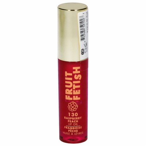 Milani Fruit Fetish Lip Oil 130 Raspberry Peach Perspective: front