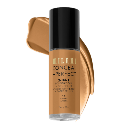 Milani Conceal + Perfect Amber 2 in 1 Foundation Concealer Perspective: front