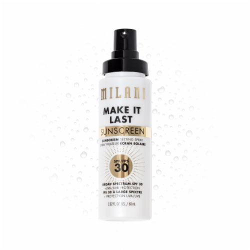 Milani Make It Last Sunscreen Setting Spray Perspective: front