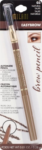 Milani Easy Brow Pencil with Ultra Blendable Formula 03 Natural Taupe Perspective: front