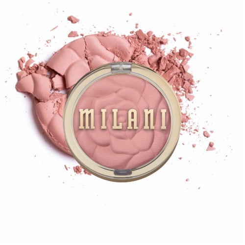 Milani Rose Powder Blush Matte 01 Romantic Rose Perspective: front