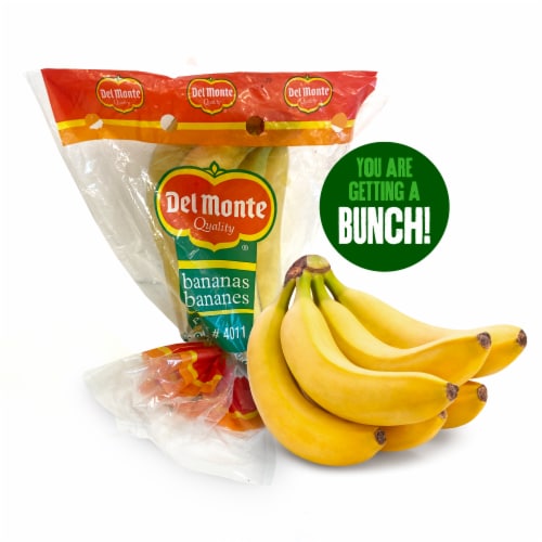 Bunch of Bananas (5-7 bananas per bunch) Perspective: front